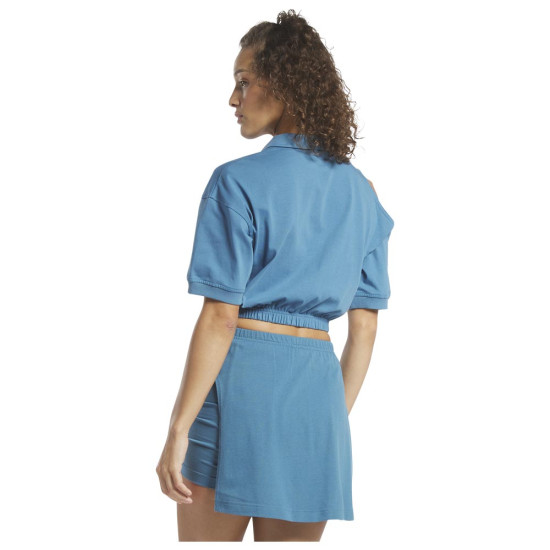 Reebok Γυναικεία κοντομάνικη μπλούζα CL Varsity Top Reebok Γυναικεία κοντομάνικη μπλούζα CL Varsity Top